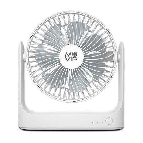 Muvip ventilatore portatile da tavolo 6 batterie
