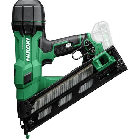 Hikoki – Cloueur finition 32-65mm Li-ion Brushless – Moteur Brushless – Pour clous 34° Gauge 15 – Utilisation pro – NT1865DAAW9Z