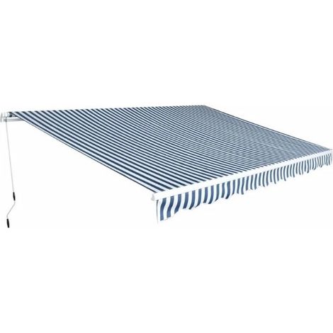 TENDA DA SOLE ITACA 3X2M BIANCO / BLU (1/5)