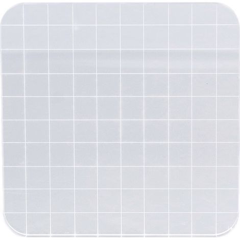 10x10 cm großer Acrylblock mit sicheren, abgerundeten Ecken, transparent, wiederverwendbar, langlebig, für Scrapbooking, Karten und Journaling (1/5)