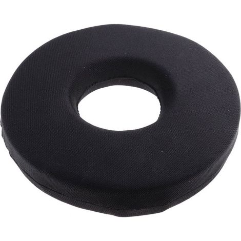 Cojín de espuma viscoelástica con diseño ergonómico en forma de donut, base antideslizante y funda de malla 3D, para silla de ruedas. (1/5)