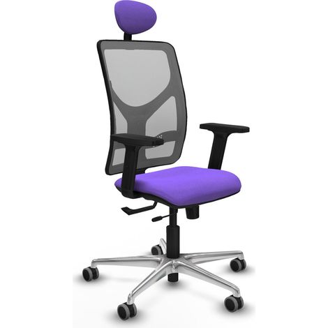 Silla de oficina piqueras y crespo Motilla Bali Lila gris confort óptimo (1/2)