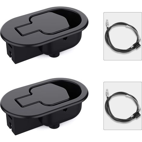 Lot de 2 pièces de rechange pour poignée et câble de fauteuil inclinable, QttvbTna, accessoires robustes, conception optimisée (1/5)