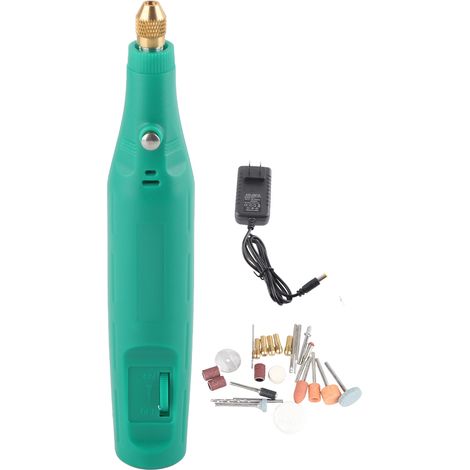 Kit 24 pièces Mini outil rotatif électrique multi-fonctions : ponçage, polissage, perçage – 100-240V prise américaine (1/5)