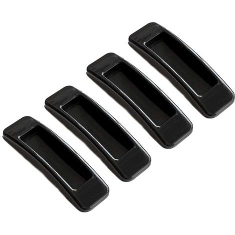 Poignée Adhésive Pour Porte - 4 Pièces - Pour Portes Coulissantes En Verre Salle De Bain Armoire Tiroir - ABS - Auto-Adhésif (1/5)