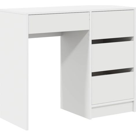 Maison Exclusive - Schreibtisch mit Speicher Weiß 90 x 37,5 x 75