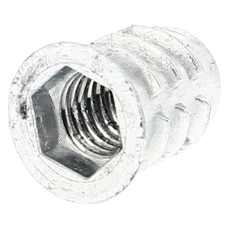 Insert Double Filet (Bois-Metrique) à Collerette HC M6X13 Zamak Zingué (1/2)