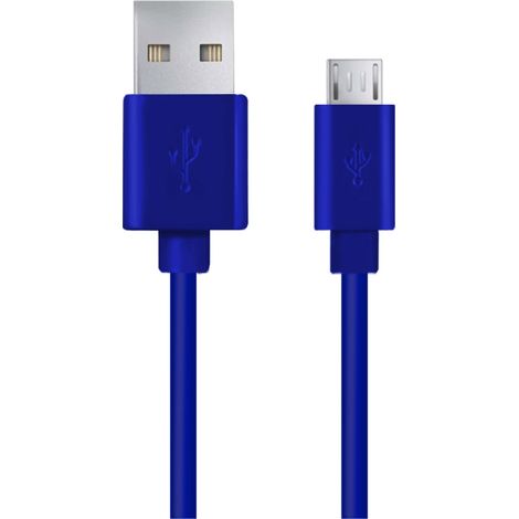 Cavo EB143B MICRO USB 2.0 AB maschio/maschio, 1 m, blu