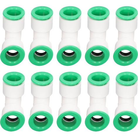 Kit de 10 raccords coudés PPR pour tuyau d'arrosage, connexion rapide, pour piscine, 20 mm / 0,79 po