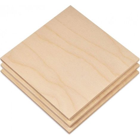 10 fogli pannello compensato 4 mm Pioppo A6 - 105 x 148 mm
