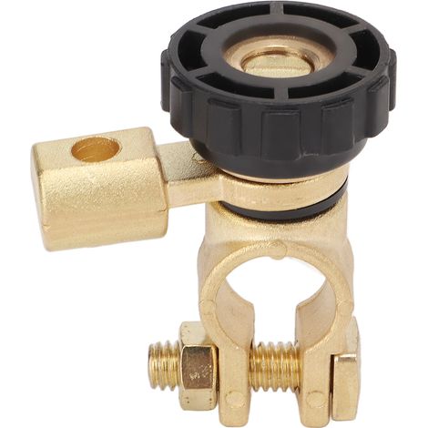 Interrupteur de coupure d'alimentation batterie, interrupteur principal de borne négative de la batterie, isolateur de coupure pour voitures, fourgonnettes, camions et camionnettes