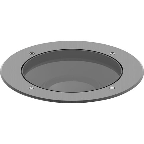 LUMISOL 230 Enc.Sol Ext. IP67 IK10 alu noir rond LED 19W 15° 3000K 2400lm ARIC 51931 (1/3)