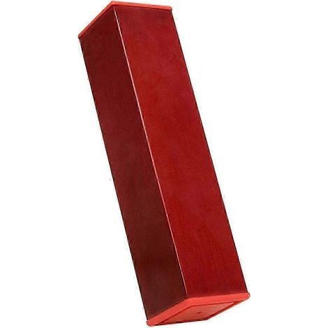 Tube de sablage rectangulaire en métal rouge - Outil de sablage durable pour une préparation et une finition de surface efficaces (1/5)