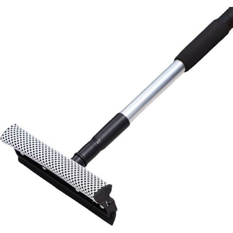 Raclette télescopique, brosse à vitres domestique, brosse à vitres double face, fournitures de voiture, grattoir à vitres double face, outil de nettoyage