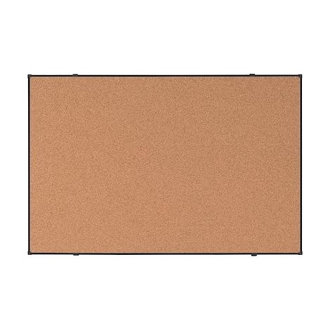 Tableau en liège Suri Bi-Office cadre en alliage noir 88 x 58 cm (1/5)