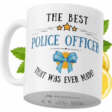 Lustige Kaffeetasse mit witzigem Textdesign für Polizisten – ideal für Geburtstage, Namenstage, Feiertage und besondere Anlässe. Hochwertige Tasse für Zuhause, Büro und Arbeit. Farbe: Weiß, 330 ml.