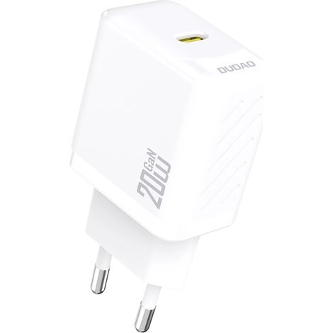 Dudao A26 PD20W GaN USB-C Ladegerät – Weiß (1/4)