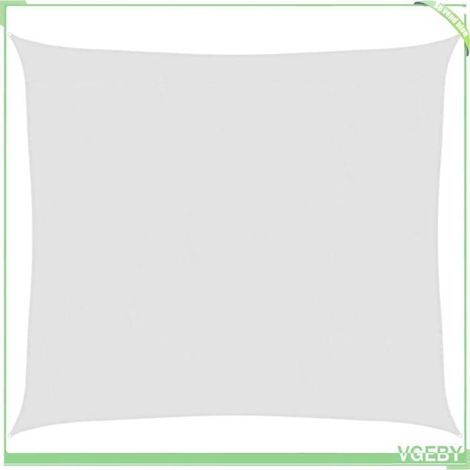 Voile d'ombrage - FAFEICY - 4000540 - 3x2,5 m - Gris clair - Rectangulaire, PU imperméable (1/5)