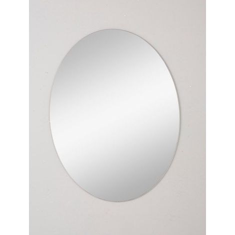 Miroir bords polis ovale 40x60 cm