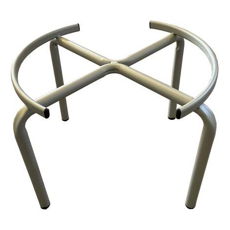 Supporto Alto in Acciaio per Contenitori Fusti Botti fino a 50 Litri Diametro 38 cm
