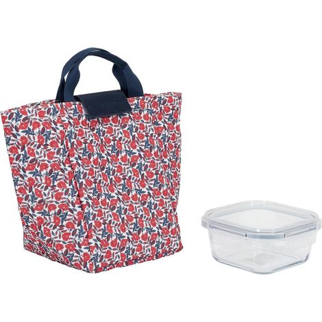 Set di lunch box in vetro e borsa termica con manici (1/4)