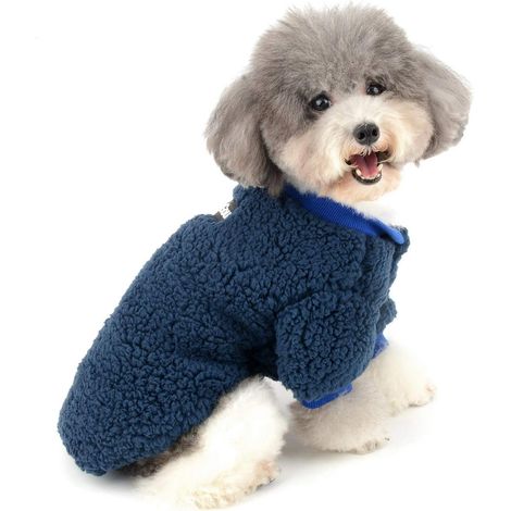 Winterwärmer Fleecemantel für kleine Hunde, Fleece-Pullover