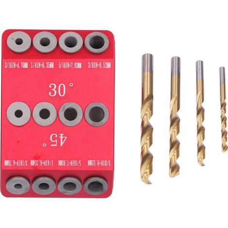 Kit de perçage multi-angle pour trous de poche et chevilles 30° 45° 90° en bois, gabarit de localisation (1/5)