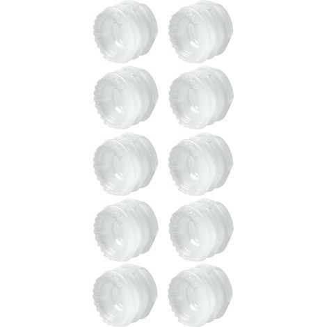 Cyclingcolors – Lot de 10 manchons d'écartement M6 6mm – Insert plastique pour expansion meuble – Diamètre de perçage 10mm – Montage solide