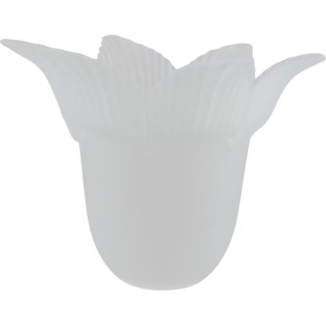 Paralume in vetro opaco NARCISUS 11x16cm con apertura 3cm
