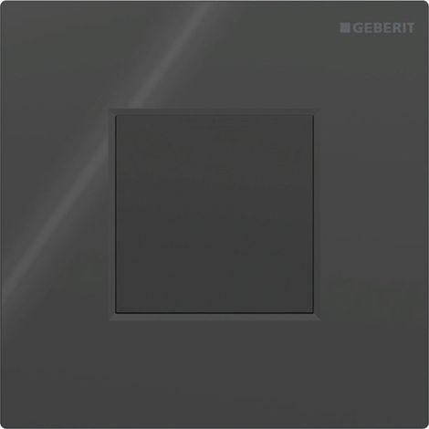 Commande d'urinoir Geberit électronique pile type 01 square noir foncé - GEBERIT 116.094.DW.1 (1/2)