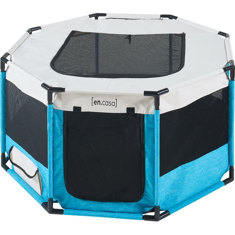 Box per cani 72 x 72 x 45 cm blu 030010234