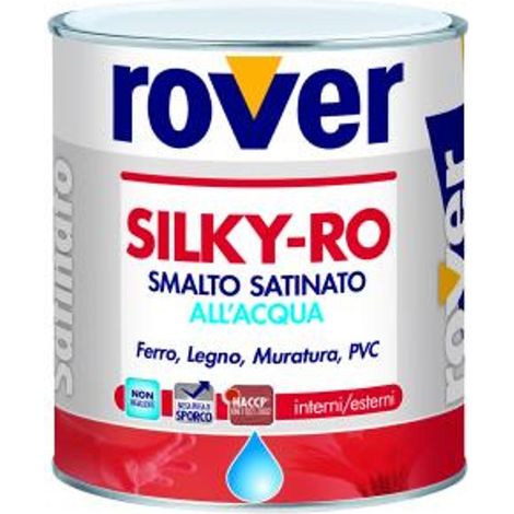SILKY-RO SMALTO SATINATO NERO lt. 0,750