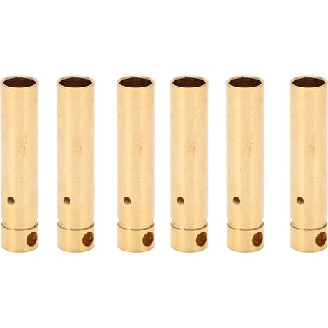 4-mm-Bananenstecker (weiblich), aus reinem Kupfer, vergoldet, für elektronisches Messgerätezubehör (1/5)