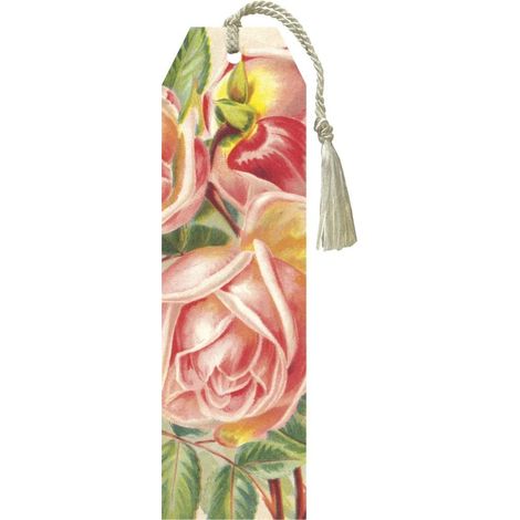 Marcapáginas 130 con cinta Rosas rosas