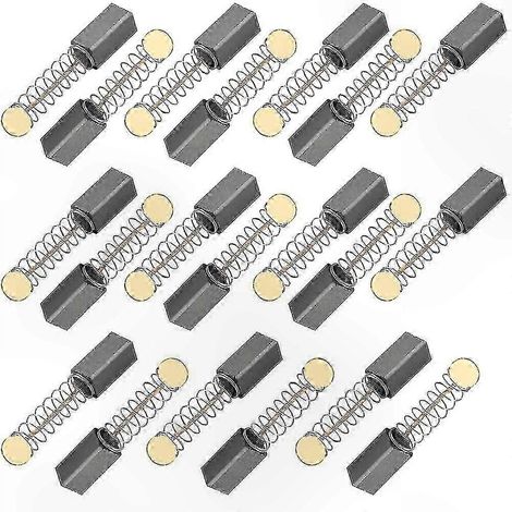 Jeu de balais de charbon de rechange pour composants d'outils électriques 5x5x10 mm (1/5)