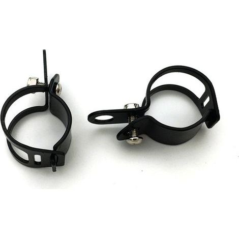 BRAVIX 2PCS Support de Clignotant pour Moto, Pinces de relocalisation de Fourche 27-36mm (1/5)