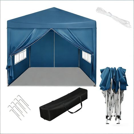 Tonnelle de jardin, protection de toit extérieur pour patio, mariage, restauration et événements (tonnelle seule) (1/5)
