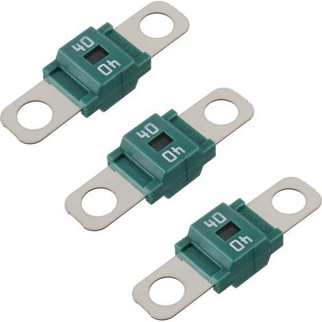 3er-Pack Midi 40A Grüne Schraubsicherungen für Autos, LKWs und Wohnwagen (1/4)