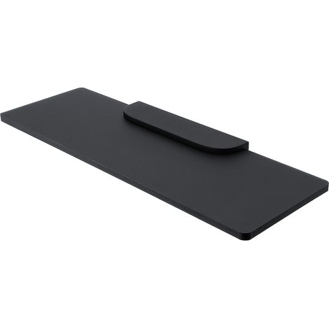 Tablette L.40 Cm, Plexiglas Noire Mate, Avec Fixation Noire Mate, Nikau Nimco (1/3)