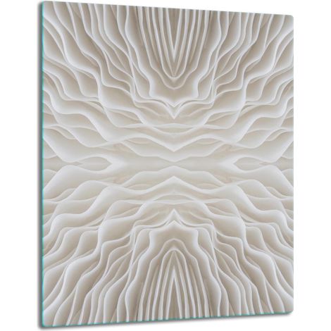 Piano del tavolo in vetro 40x52 effetto marmo (1/5)