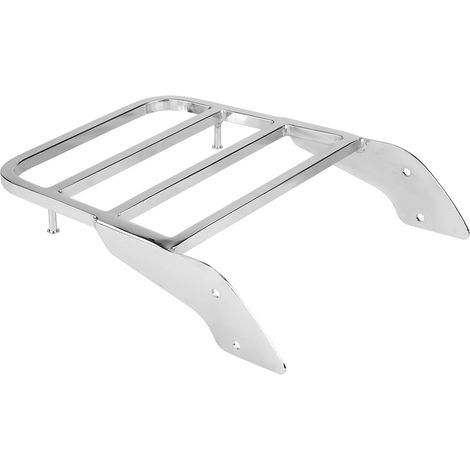 Porte-Bagages arrière Moto, Porte-Bagages arrière Moto Sissy Bar pour Shadow VT750 C2 1997-2003 Chrome Silver (1/5)