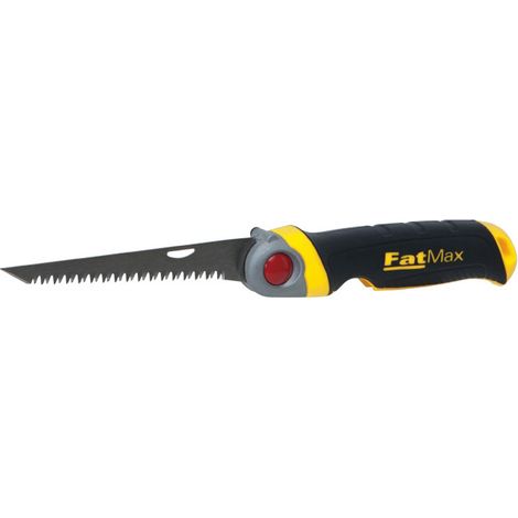 Stanley – Scie à guichet pour bois dur – Lame rétractable 1 mm – 3 angles de blocage – Coupe nette sans éclat – FMHT020559