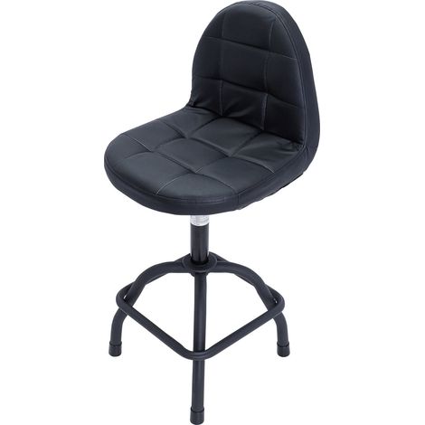 BGS Taburete de taller con respaldo ajustable en altura - 70146 (1/5)