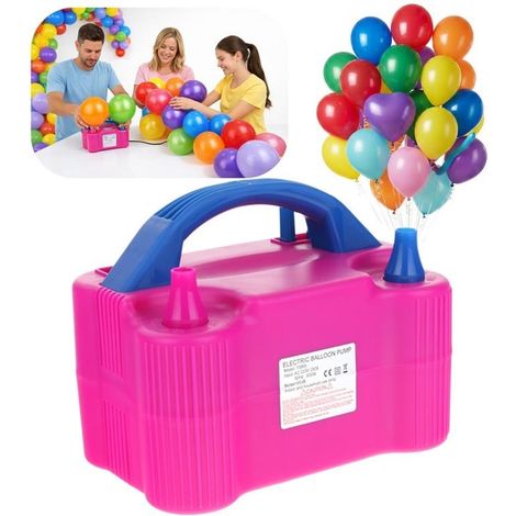 Pompa elettrica per gonfiare palloncini con 2 ugelli (1/5)