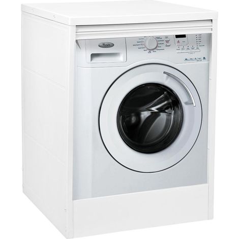 Housse machine à laver 68 x 65 x 87 cm cadre polypropylène volet PVC montage facile sans vis protection intempéries (1/5)