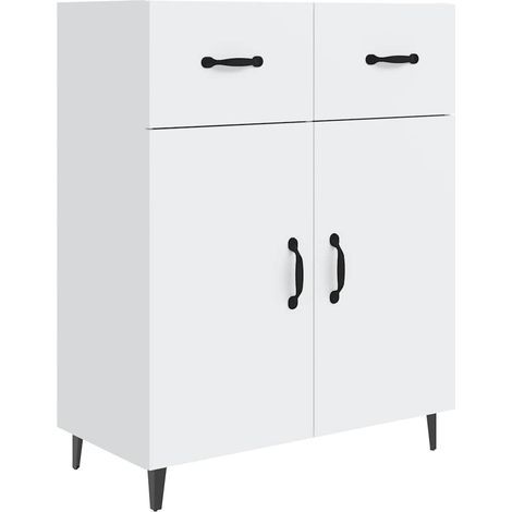 Sideboard/Anrichte/Buffet Weiß 69,5x34x90 cm Holzwerkstoff LXWW681246 (1/5)