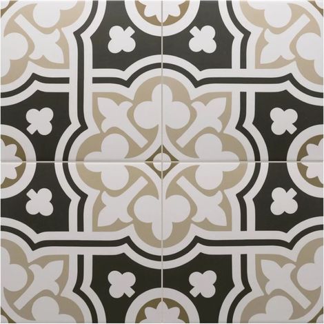 Carrelage Imitation Carreaux De Ciment 20x20 RIVOLI Plaza (1m²) - Les Carreaux de Jean (1/2)