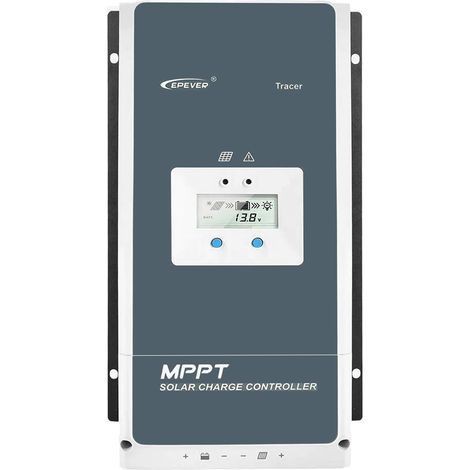 80A Contrôleur de charge solaire MPPT série AN avec régulateur solaire de mise à la masse négative 12V/24V/36v/48v Auto Max 150V 4000W adapté pour batterie encastrée au gel AGM au plomb-acide (1/5)