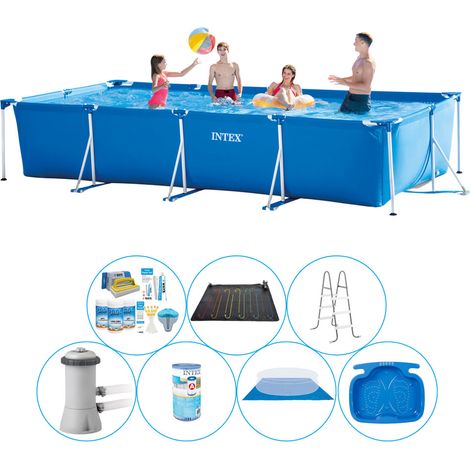 Intex Piscine Tubulaire Rectangulaire - 450x220x84 cm - 7-pièces  S20850 (1/5)