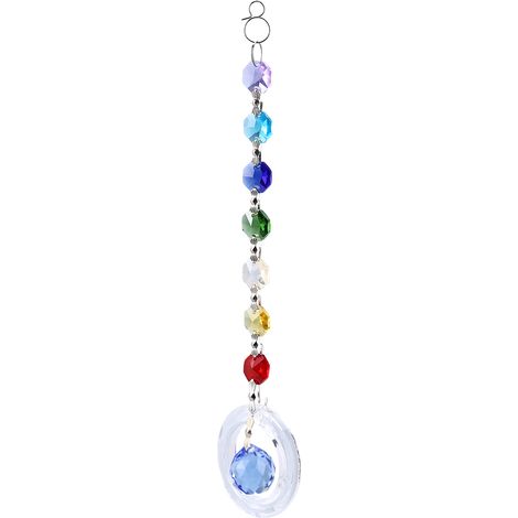 Prisme En Cristal K9 - Suspension Arc-En-Ciel Pour Lustre Et Fenêtre - Décoration Lumineuse - Lot De 1 (1/5)